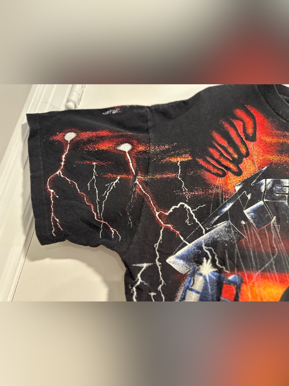 VTG ‘91 Metallica Sz:XL Brockum AOP First Five Albums Single Stitch Band Tee. - Picture 7 of 16